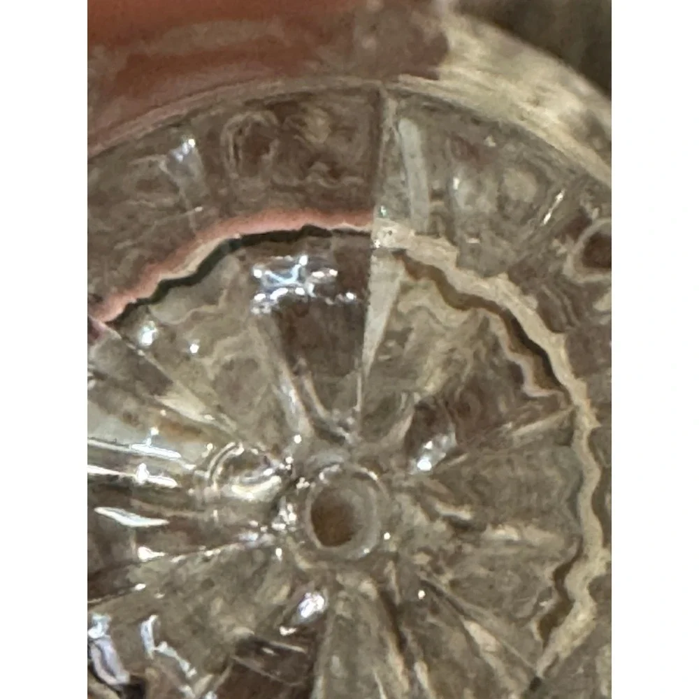 Crystal Salt and Pepper Shakers‎ Diamond Cut Glass Kitchen Table Decor